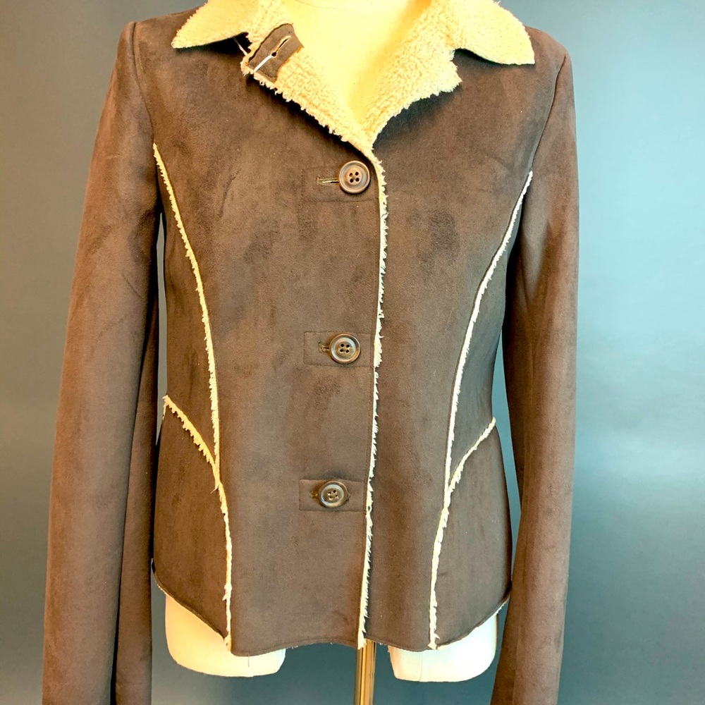 Old Navy Brown suede like jacket